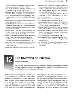 the invention of printing