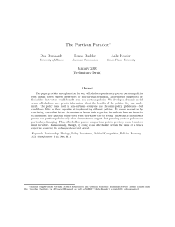 The Partisan Paradox
