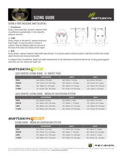 sizing guide - Revision Military