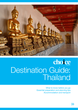 CHOICE Travel Destination Guide: Thailand