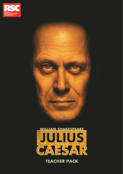 - 1 - Registered charity no. 212481 &copy; Royal Shakespeare Company