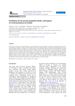 Predictions for the spread, population density