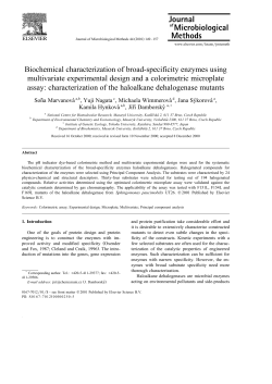 Biochemical characterization of broad