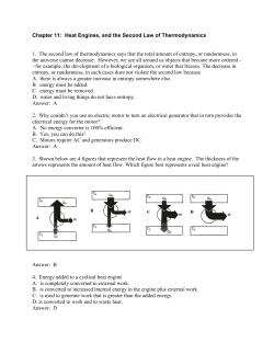 Chapter 11: Heat Engines, and the Second Law of Thermodynamics