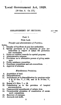 Local Government Act, 1929.