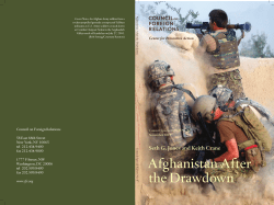 Afghanistan After the Drawdown