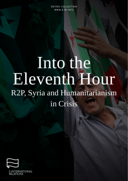 R2P, Syria and Humanitarianism in Crisis - E