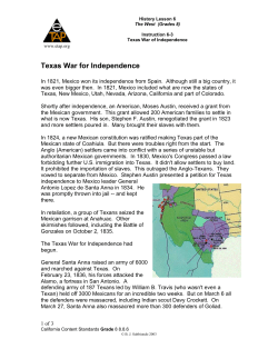 Texas War for Independence