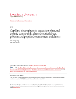 Capillary electrophoresis separation of neutral organic compounds