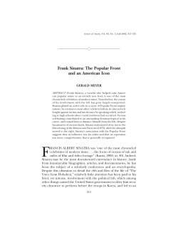 Frank Sinatra - Online University of the Left