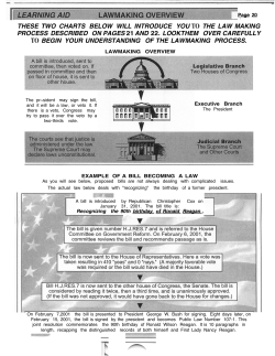 these two charts below will introduce you to the law making process
