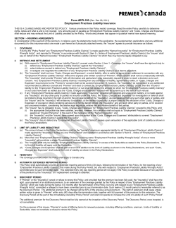 Employment Practices Liability Insurance