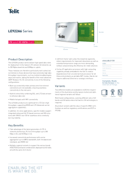 Telit_LE922A6_Series_Datasheet