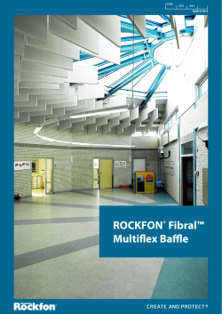 ROCKFON&reg; Fibral&trade; Multiflex Baffle