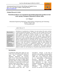 Potential producers of economical and medical important products