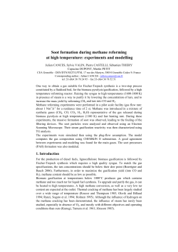 Soot formation during methane reforming at high temperature