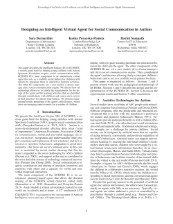 Designing an Intelligent Virtual Agent for Social Communication in