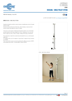 ercolina - single pulley system