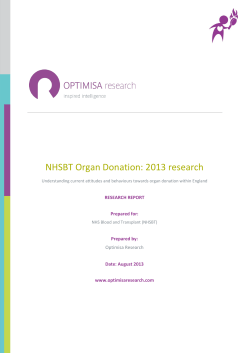 NHSBT Organ Donation - NHS Blood and Transplant