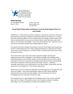 Iron and Steel Preservation Conference to draw experts from the
