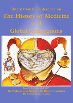 The History of Medicine and Global Connections
