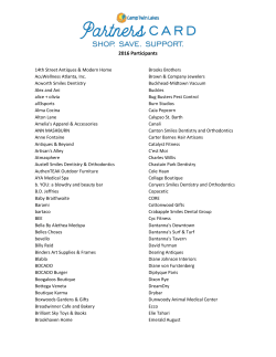 to See a List of 2016 Program Participants