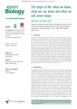 1 - Open Biology