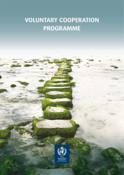 voluntary cooperation programme