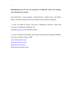 Hallowell et al, 2015_Rehabilitating the sick role