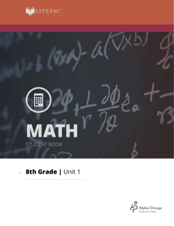 8th Grade | Unit 1 - Amazon Web Services