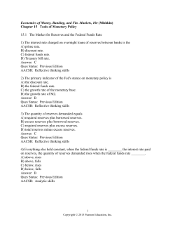 Economics of Money, Banking, and Fin. Markets, 10e (Mishkin