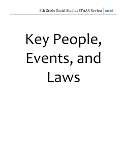 People, Events, Laws