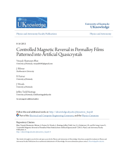 Controlled Magnetic Reversal in Permalloy Films