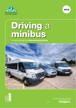 Driving A Minibus