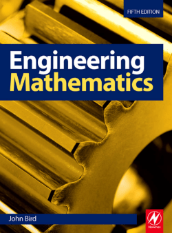Engineering Mathematics by John Bird.