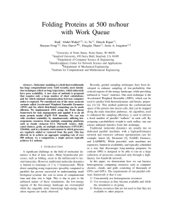 Folding Proteins at 500 ns/hour with Work Queue