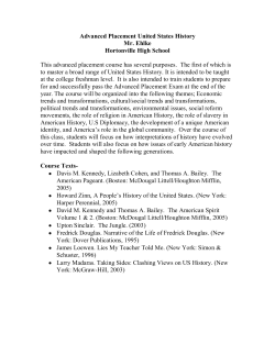APUSH Syllabus