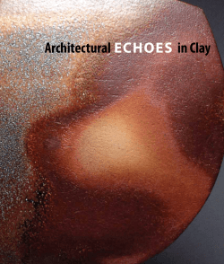 Architectural ECHOES in Clay - The Center for Craft, Creativity