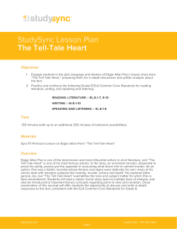 StudySync Lesson Plan The Tell