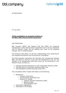 Dracft Concep Document CAM CMP implementation