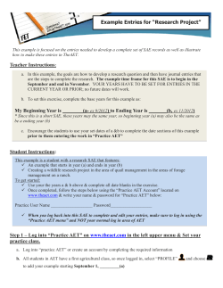 9-25-14 Example Research SAE