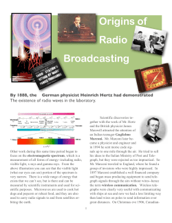 origins of radio