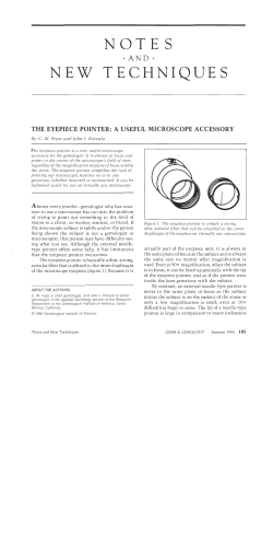 The Eyepiece Pointer: A Useful Microscope Accessory
