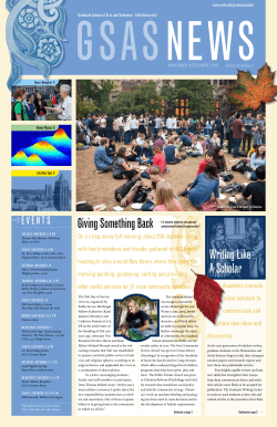 November/December 2010 - Yale Graduate School