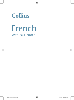 Collins French with Paul Noble - Centar za edukaciju i kreativni razvoj