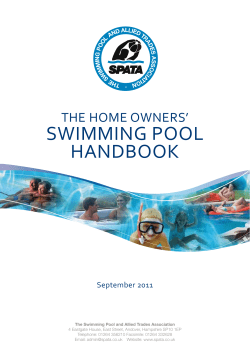 swimming pool handbook