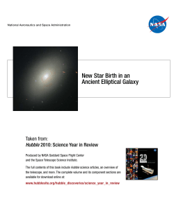 New Star Birth in an Ancient Elliptical Galaxy