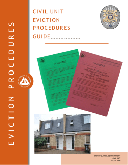 evictions - City and County of Broomfield