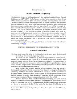 MODEL PARLIAMENT (1295)1