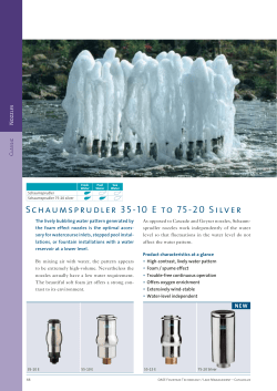 Schaumsprudler 35-10 E to 75-20 Silver